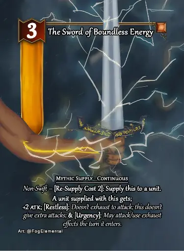 The Sword of Boundless Energy